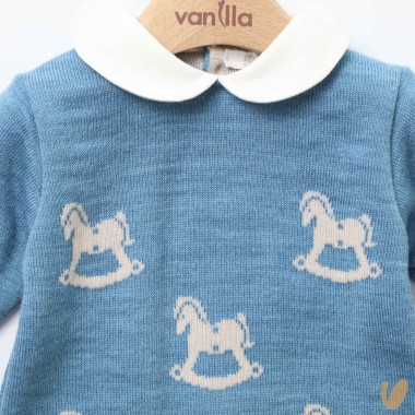 Tutina in lana dondoli Set Nascita e Uscita Clinica