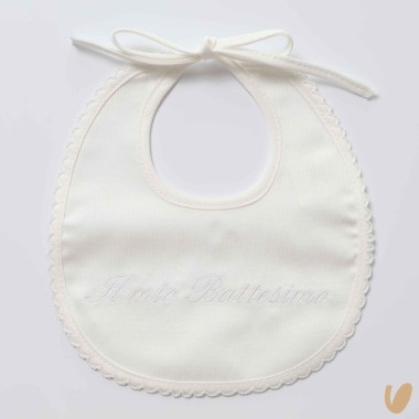 Bavetta piquè il mio battesimo Cardigan e Accessori