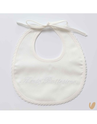 Piquè bavetta my baptism