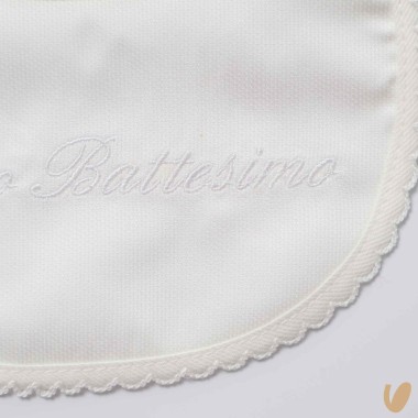 Bavetta piquè il mio battesimo Cardigan e Accessori