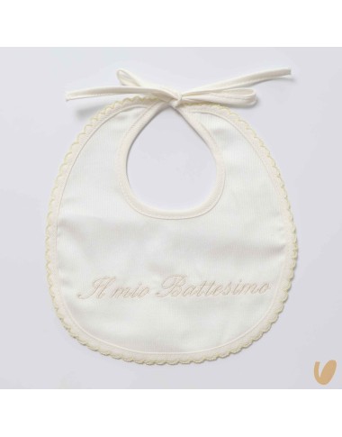 Bavetta piquè il mio battesimo Cardigan e Accessori