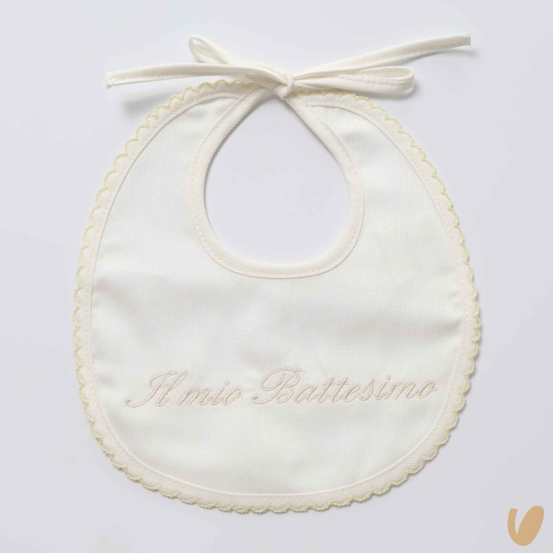 Bavetta piquè il mio battesimo Cardigan e Accessori