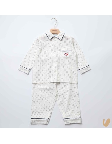 Pajamas with embroidery