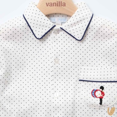 Pigiama con ricamo Neonato 0/36