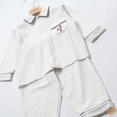 Pigiama con ricamo Neonato 0/36