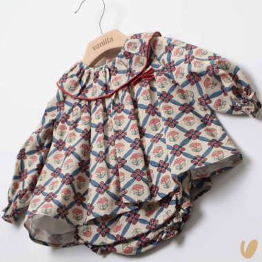 Mini abito con culotte Neonata 0/36