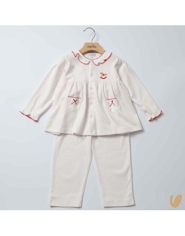 Pigiamino con ricamo Neonata 0/36