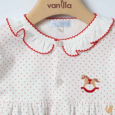 Pigiamino con ricamo Neonata 0/36