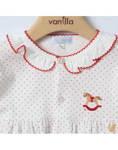 Paffle with embroidery