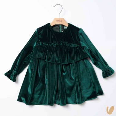 Abito in velour morbido Bimba 2/8 anni