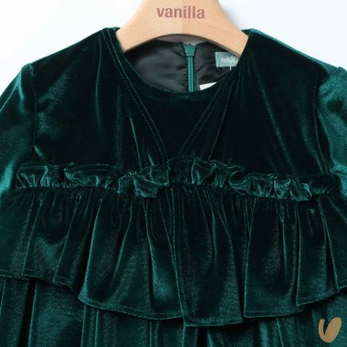 Abito in velour morbido Bimba 2/8 anni