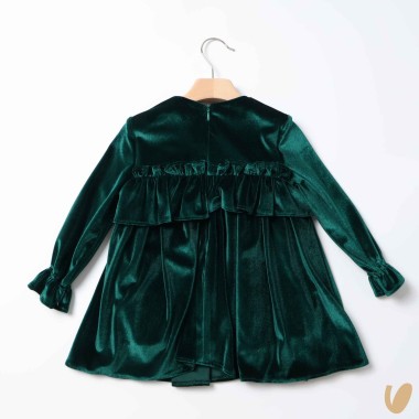 Abito in velour morbido Bimba 2/8 anni