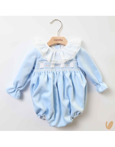 Pagliaccetto nido d'ape Neonata