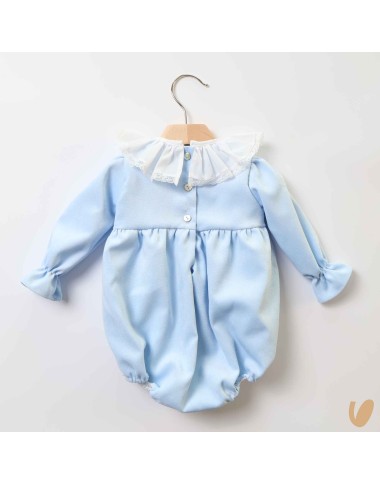 Pagliaccetto nido d'ape Neonata