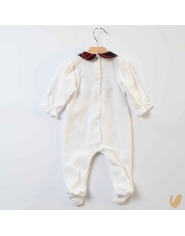 Tutina ciniglia e scozzese Neonata 0/36