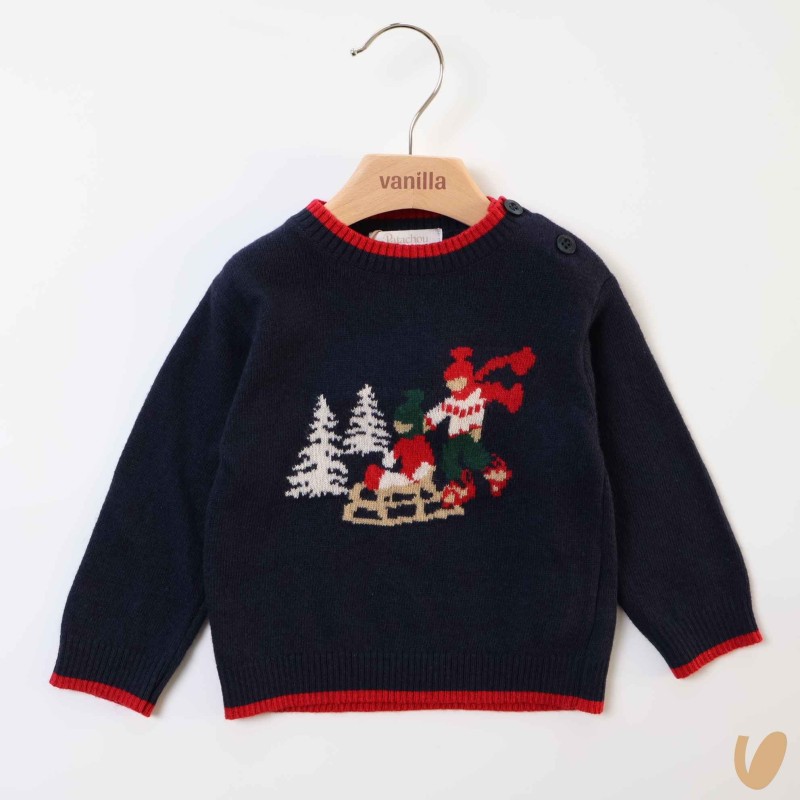 Maglioncino slittino Neonato 0/36