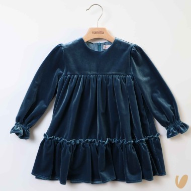 Abito in velluto Bimba 2/8 anni