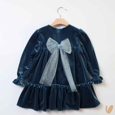 Abito in velluto Bimba 2/8 anni