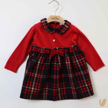 Abito scozzese Neonata 0/36
