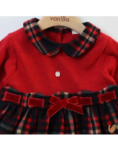 Abito scozzese Neonata 0/36