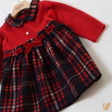 Abito scozzese Neonata 0/36