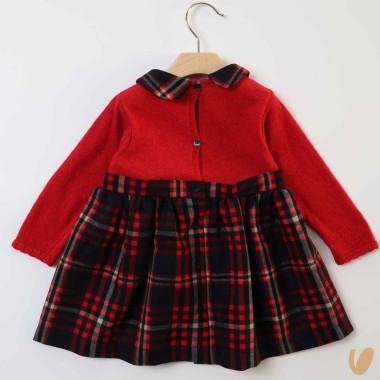 Abito scozzese Neonata 0/36