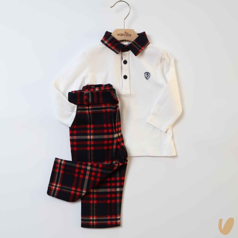 Completo polo e pantalone Bimbo 2/8 anni