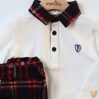 Completo polo e pantalone Bimbo 2/8 anni