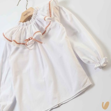 Camicia con fiocco Bimba