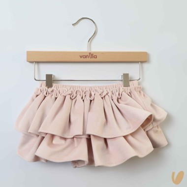 Culotte in velluto Neonata
