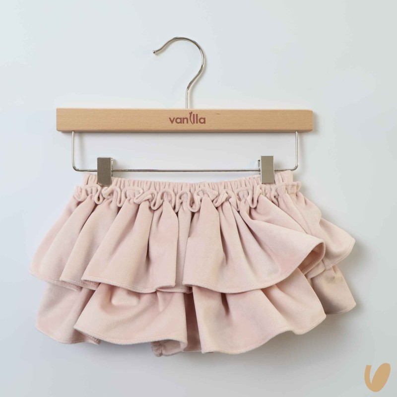 Culotte in velluto Neonata
