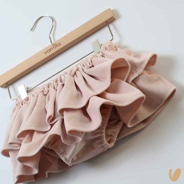 Culotte in velluto Neonata