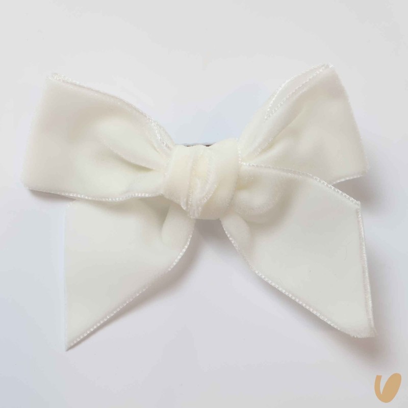 Molletta con fiocco in velluto Mollette e Fermagli