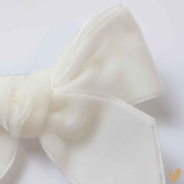Molletta con fiocco in velluto Mollette e Fermagli