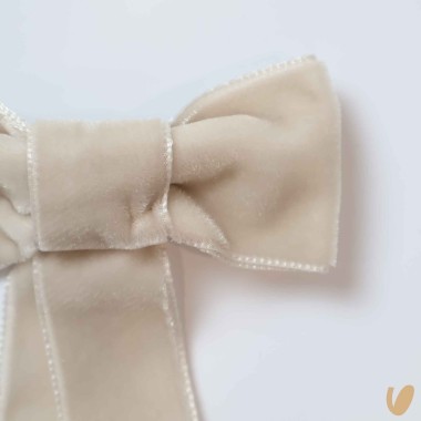 Molletta con fiocco in velluto Mollette e Fermagli