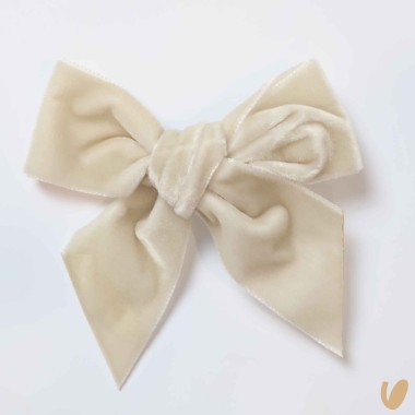 Molletta con fiocco in velluto Mollette e Fermagli