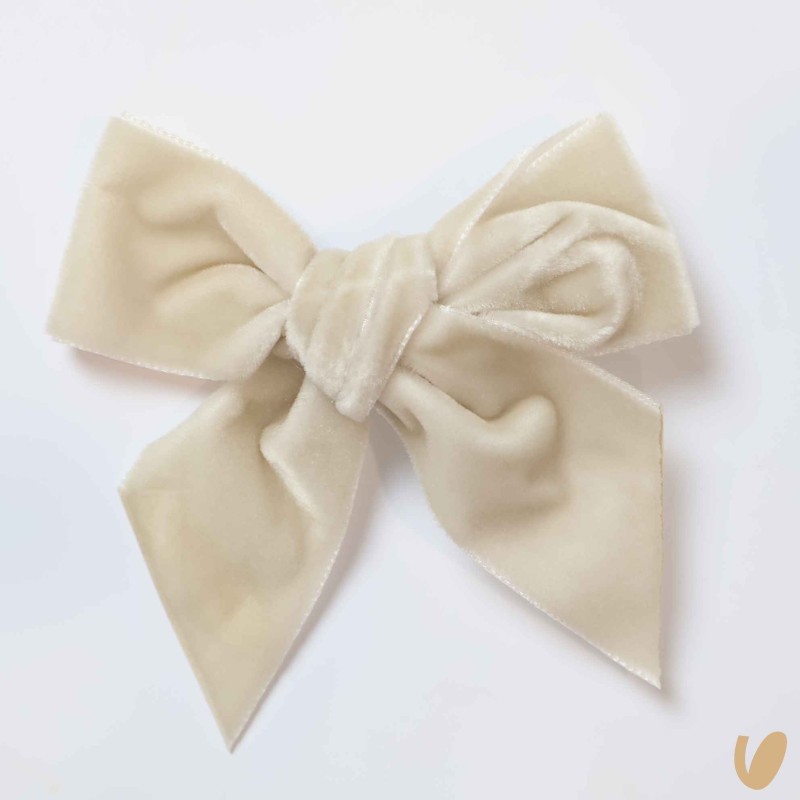 Molletta con fiocco in velluto Mollette e Fermagli