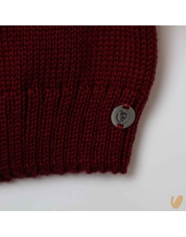 Double ponpom wool hat