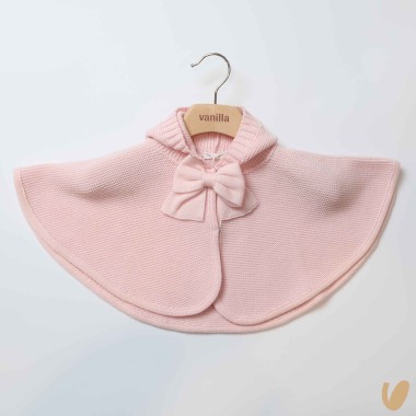 Mantella con fiocco in lana Giubbino e Sacco