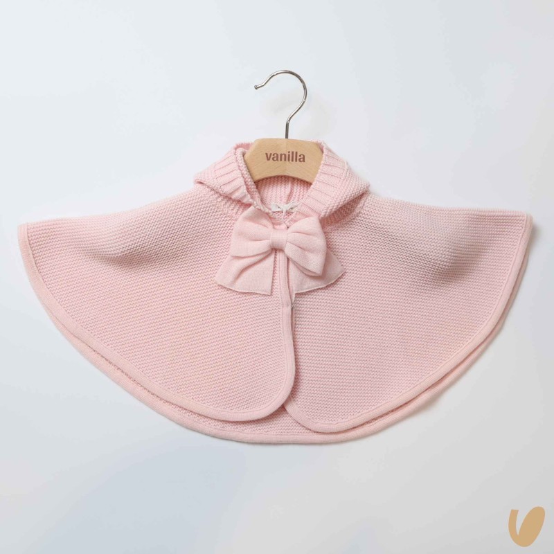 Mantella con fiocco in lana Giubbino e Sacco