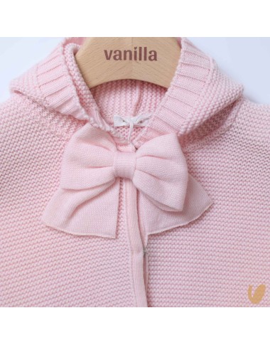 Mantella con fiocco in lana Giubbino e Sacco