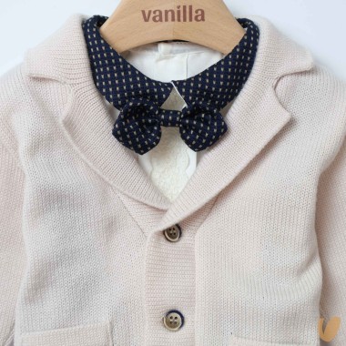 Completo elegante in lana Neonato