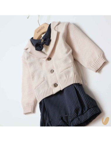 Completo elegante in lana Neonato
