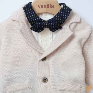 Completo elegante in lana Neonato