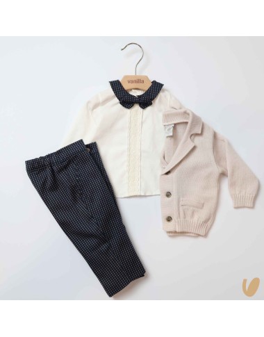 Completo elegante in lana Neonato
