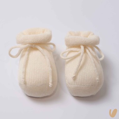 Scarpine in lana Babbucce 0/3 mesi