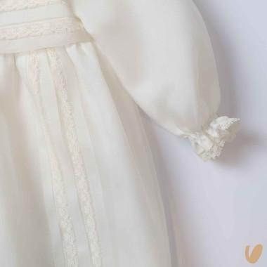 Completo battesimo in seta Battesimo