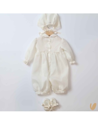 Completo battesimo in seta Battesimo