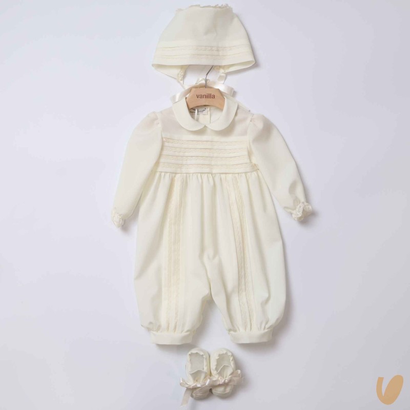 Completo battesimo in lana svizzera Battesimo