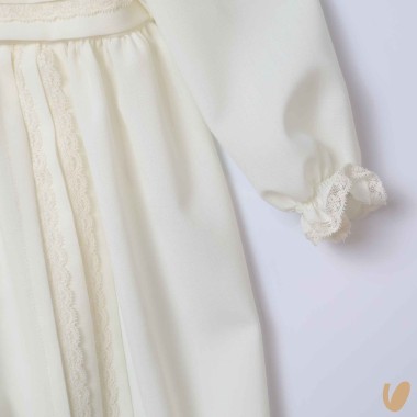 Completo battesimo in lana svizzera Battesimo